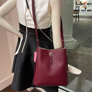 Kate Spade Marti Large Bucket Bag
Deep Berry